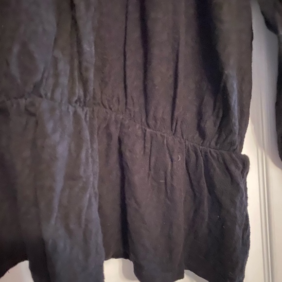 Lucky Brand Black Button-Sleeve Top - Picture 6 of 7